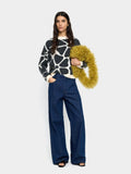 Jersey De Punto Jacquard