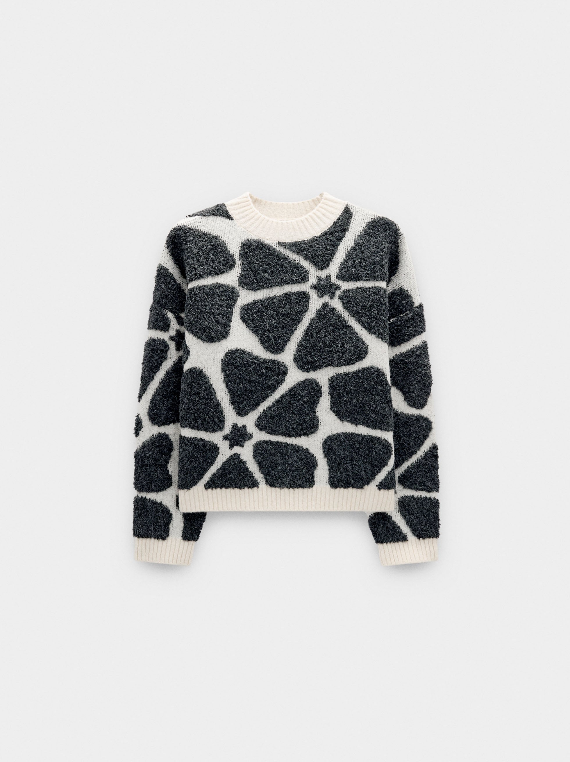 Jersey De Punto Jacquard