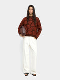 Jersey De Punto Jacquard
