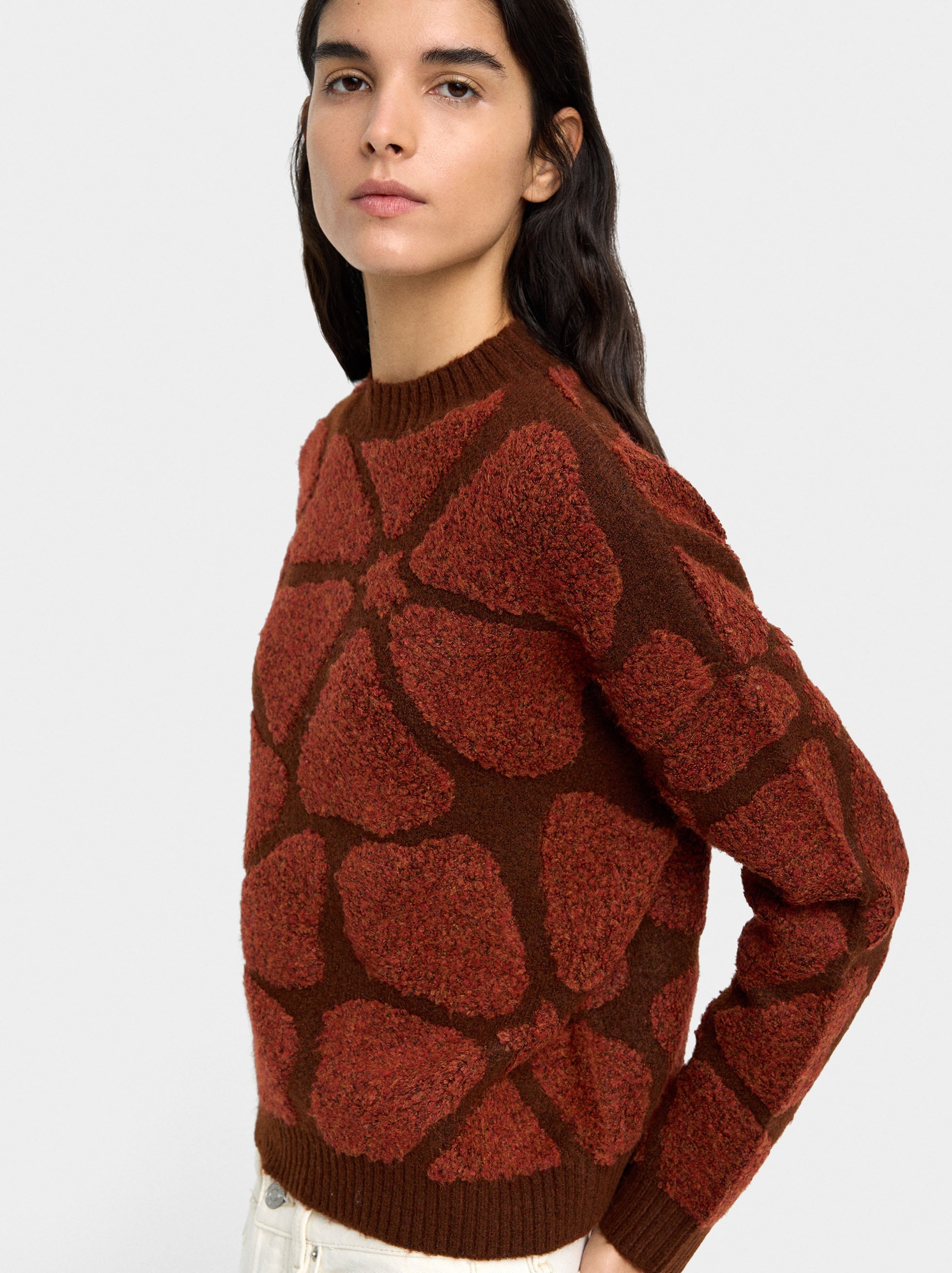 Jersey De Punto Jacquard