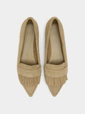 Mocasines De Piel Con Flecos