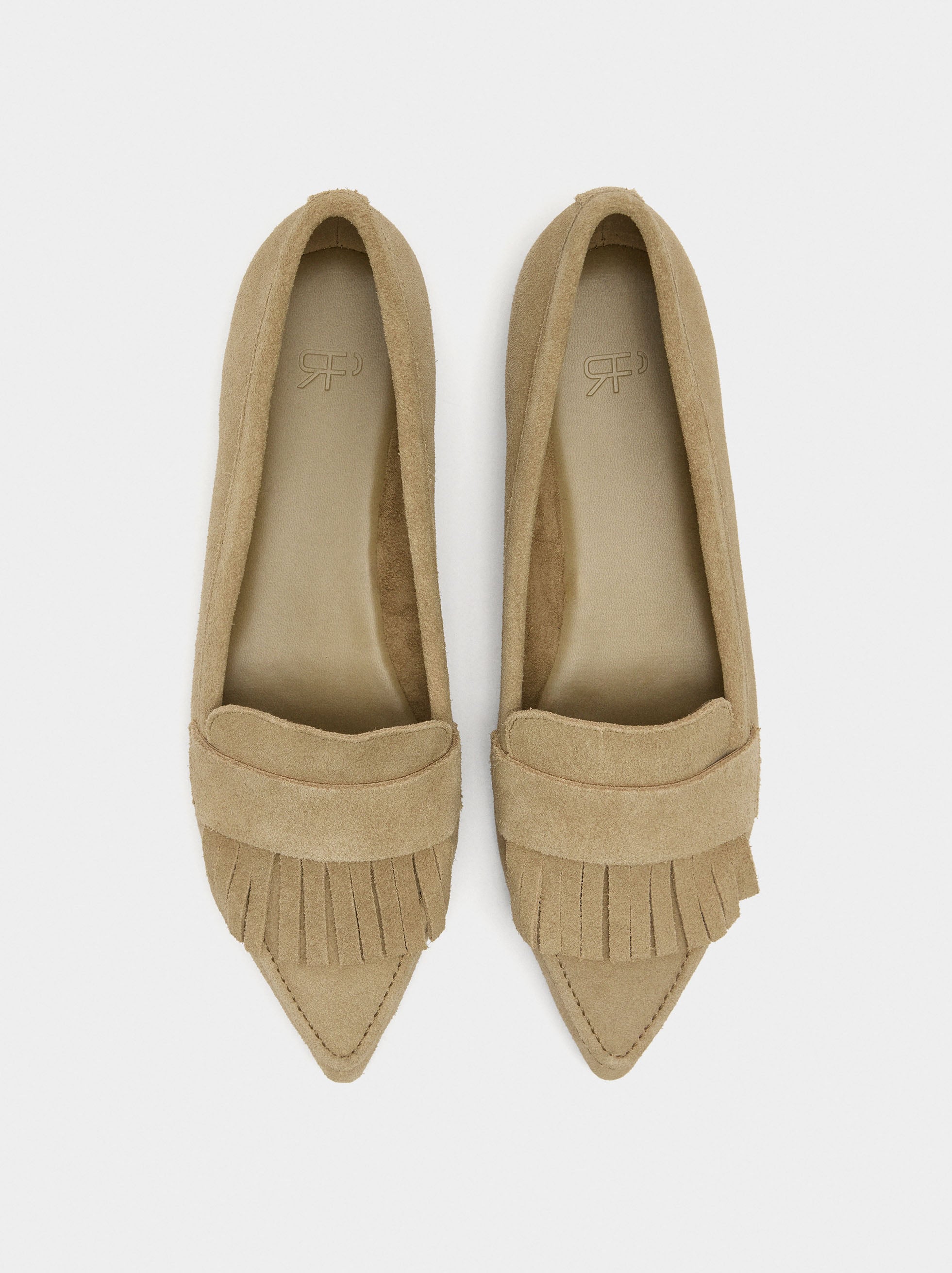 Mocasines De Piel Con Flecos