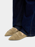 Mocasines De Piel Con Flecos