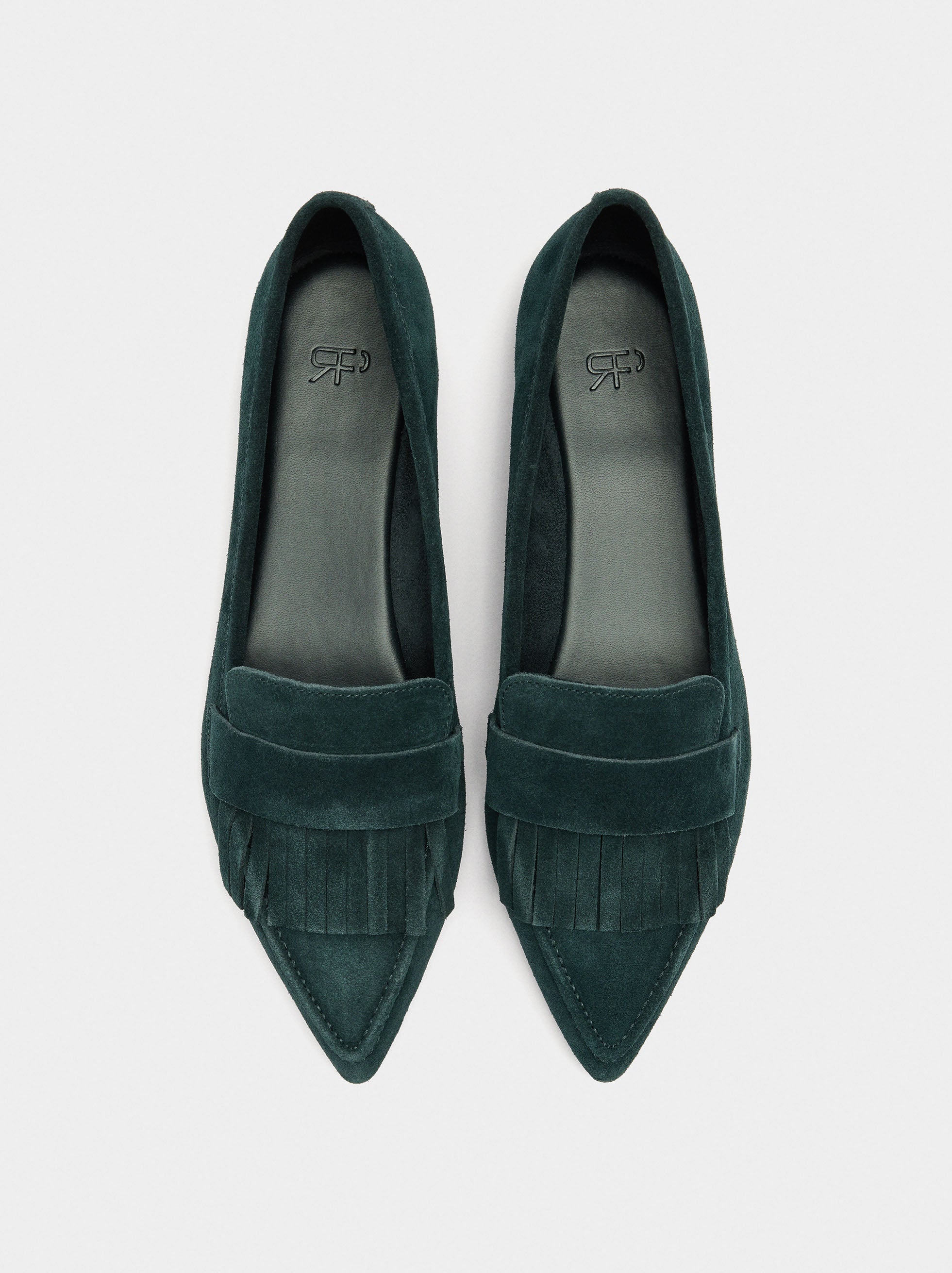 Mocasines De Piel Con Flecos