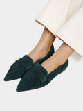 Mocasines De Piel Con Flecos