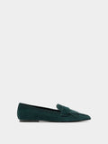 Mocasines De Piel Con Flecos