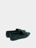 Mocasines De Piel Con Flecos