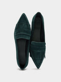 Mocasines De Piel Con Flecos