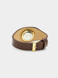 Reloj Con Pulsera Ancha Efecto Piel