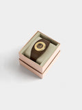 Reloj Con Pulsera Ancha Efecto Piel