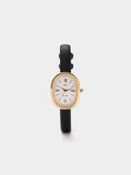 Reloj Ovalado Correa Con Textura