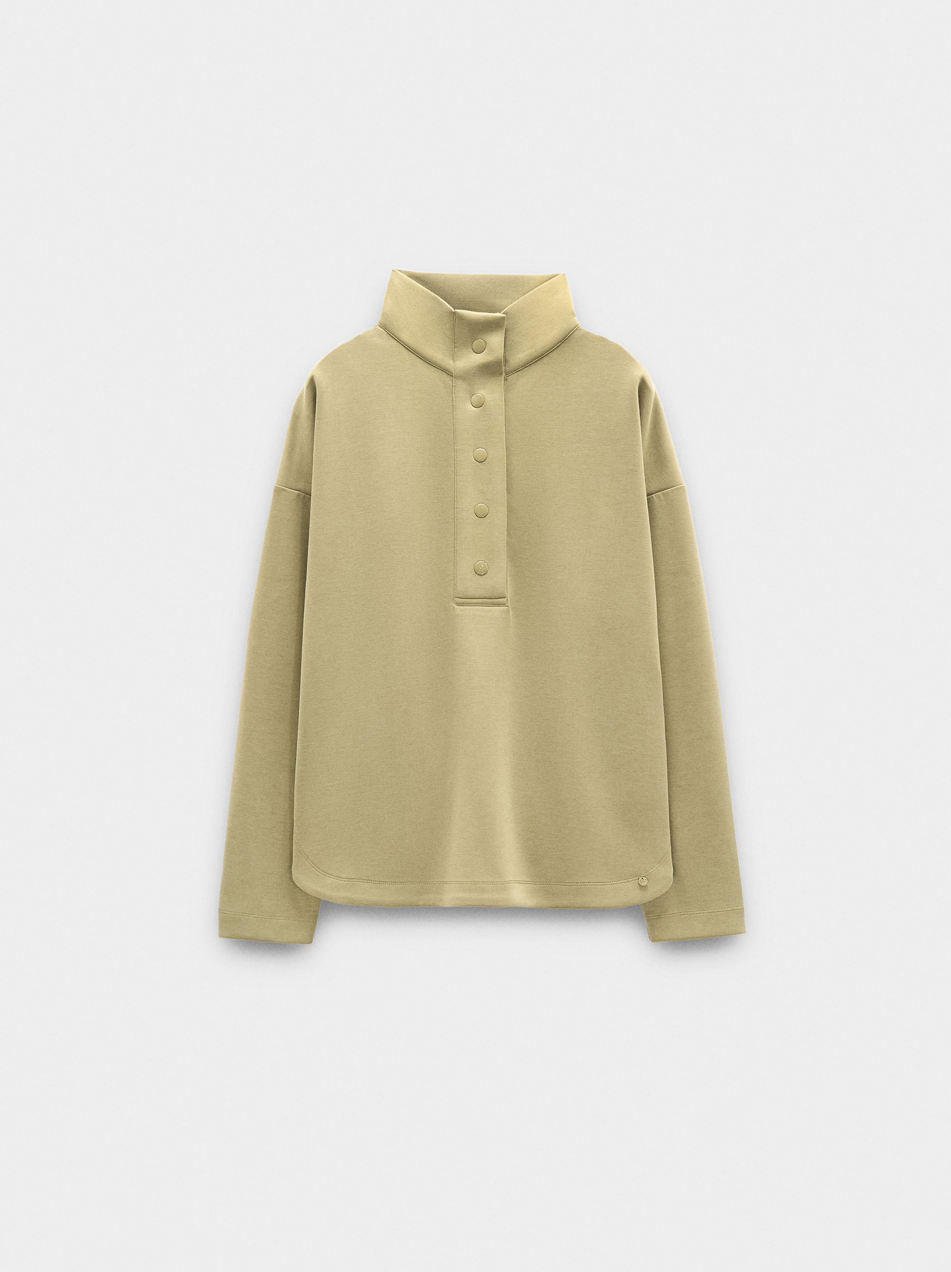 Sudadera Con Botones Tacto Suave