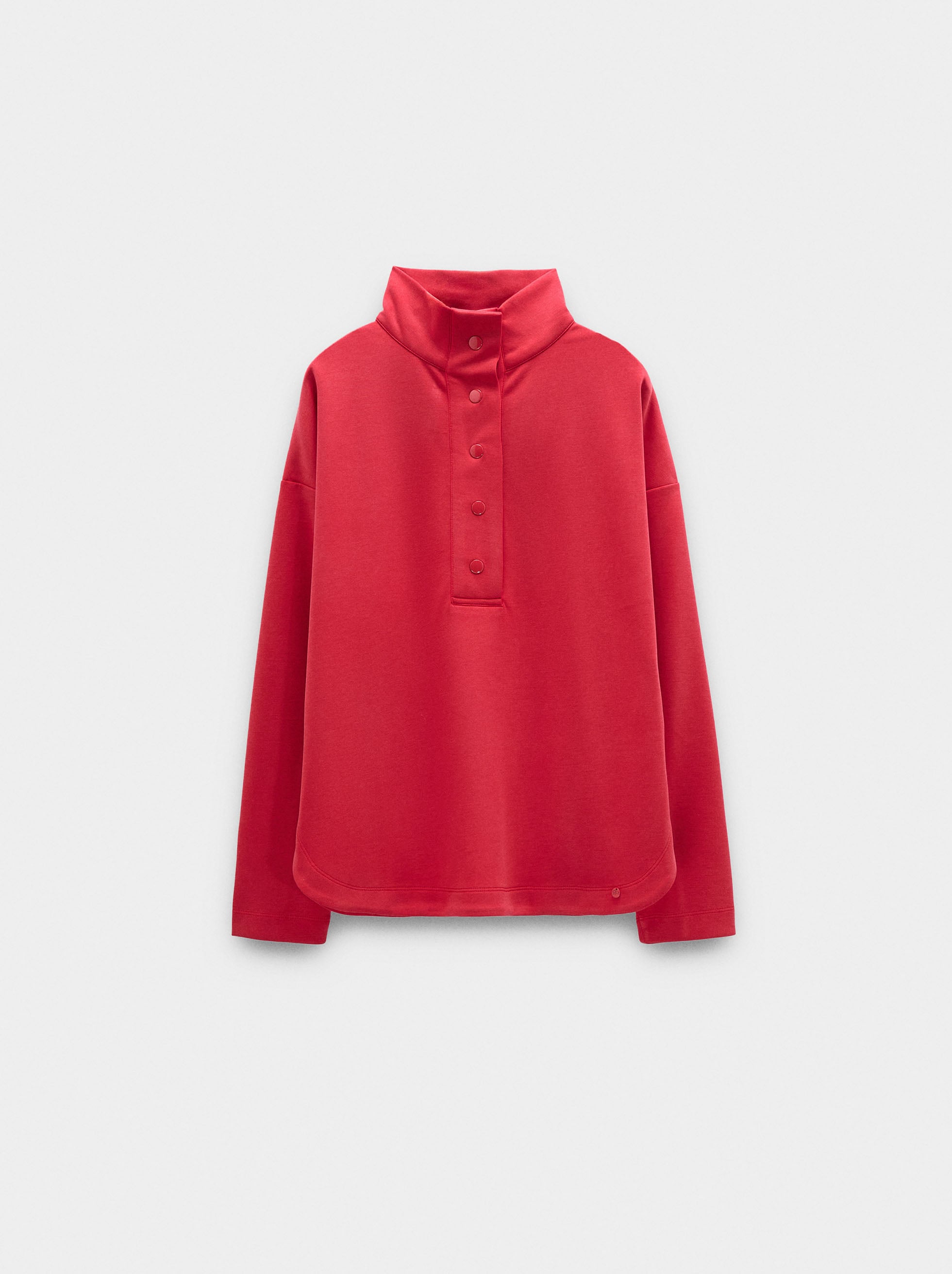Sudadera Con Botones Tacto Suave