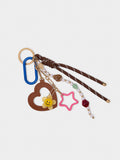Llavero Charm Con Corazón Y Estrella