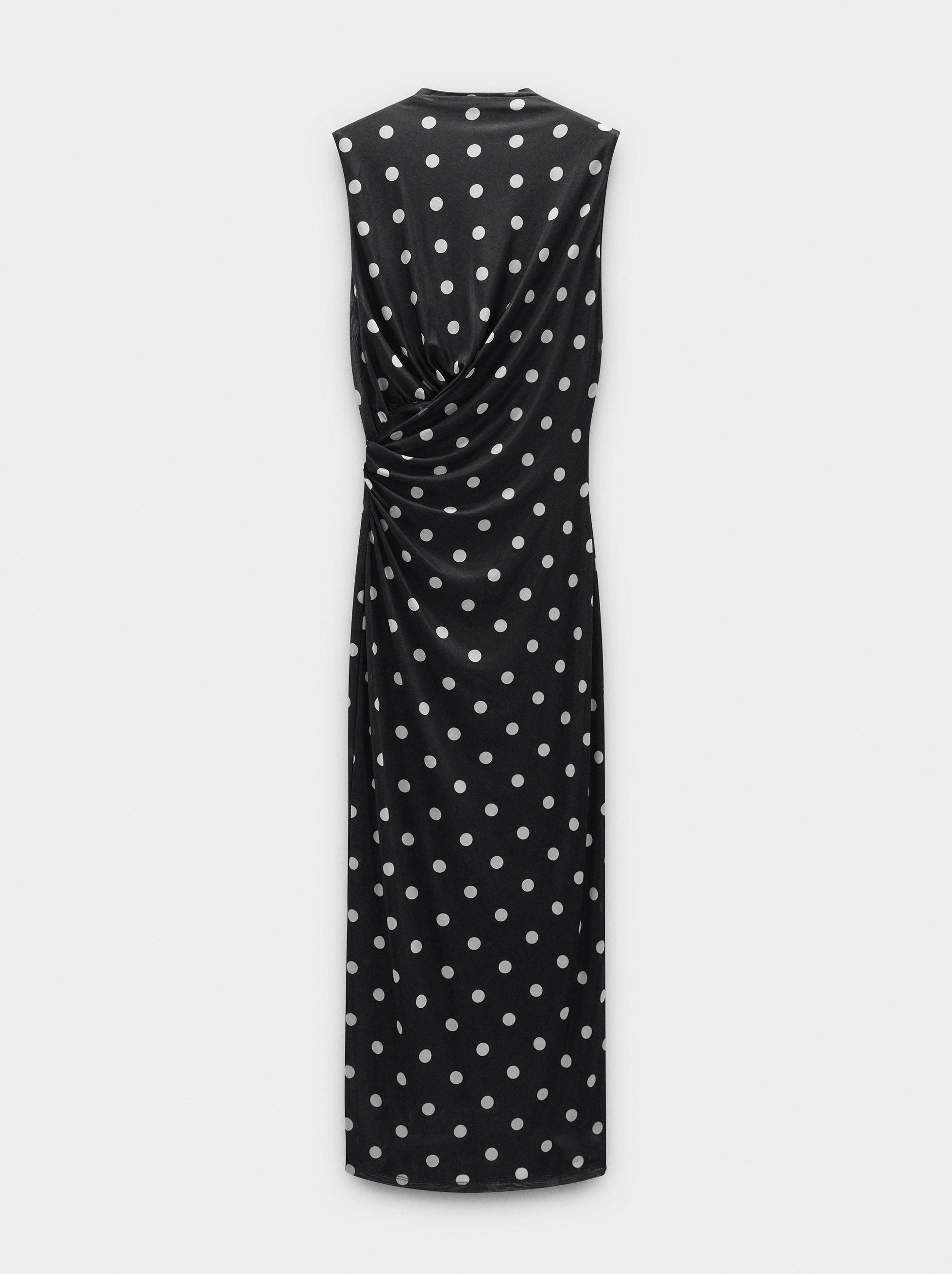 Vestido Largo De Lunares