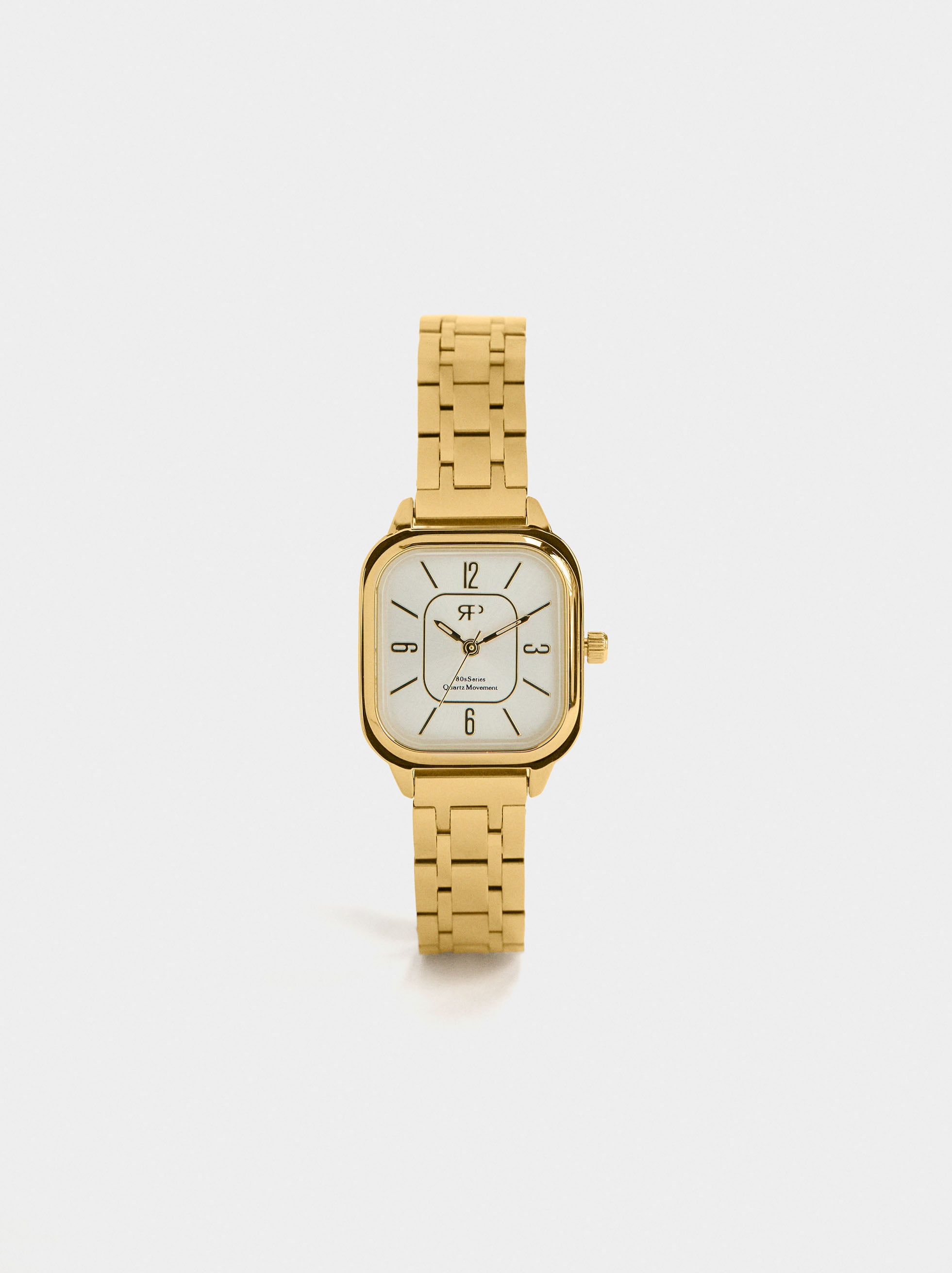 Reloj Cuadrado Con Pulsera De Acero Inoxidable