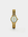 Reloj De Malla Metálica De Acero Inoxidable