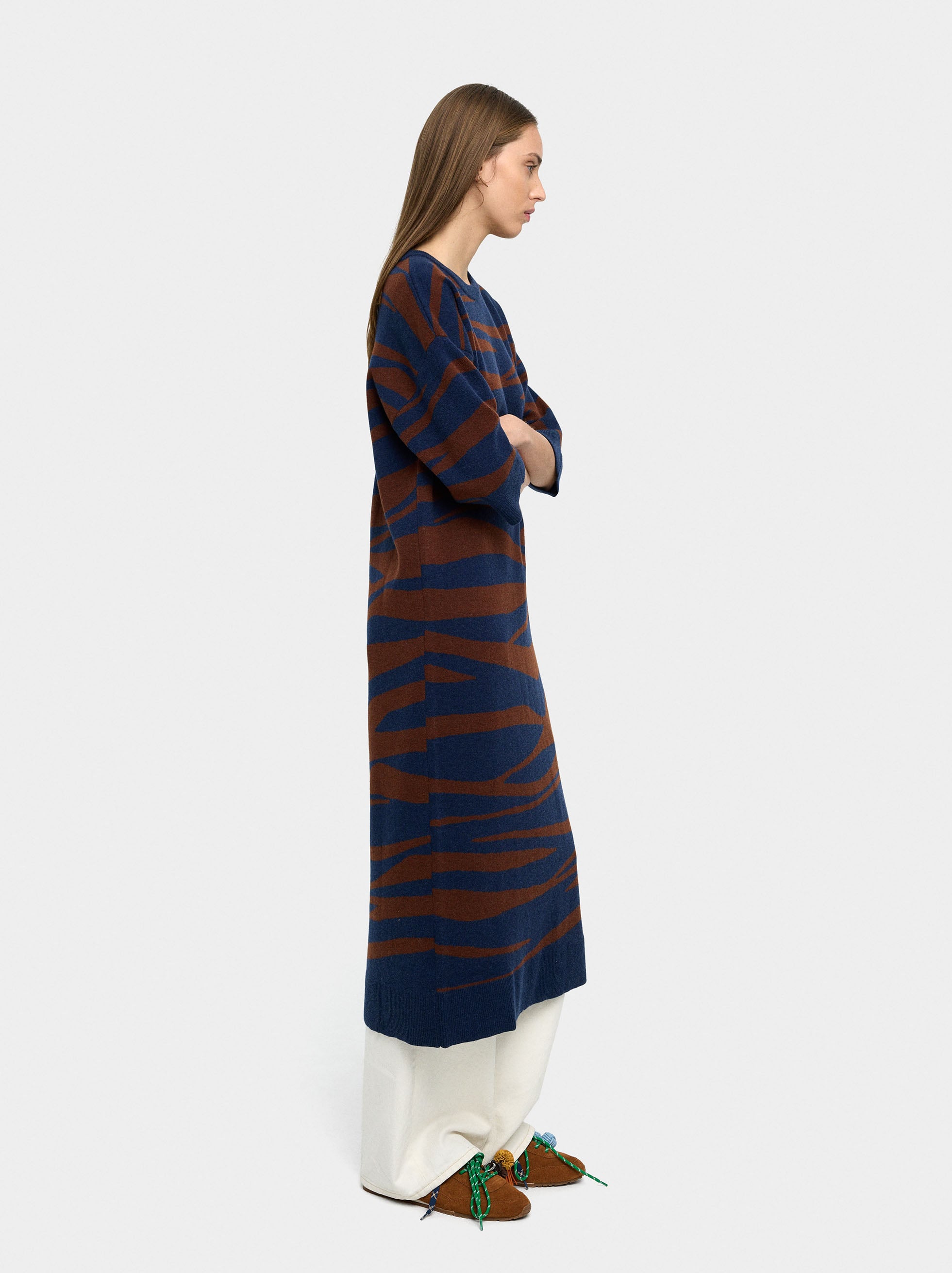 Vestido De Punto Jacquard