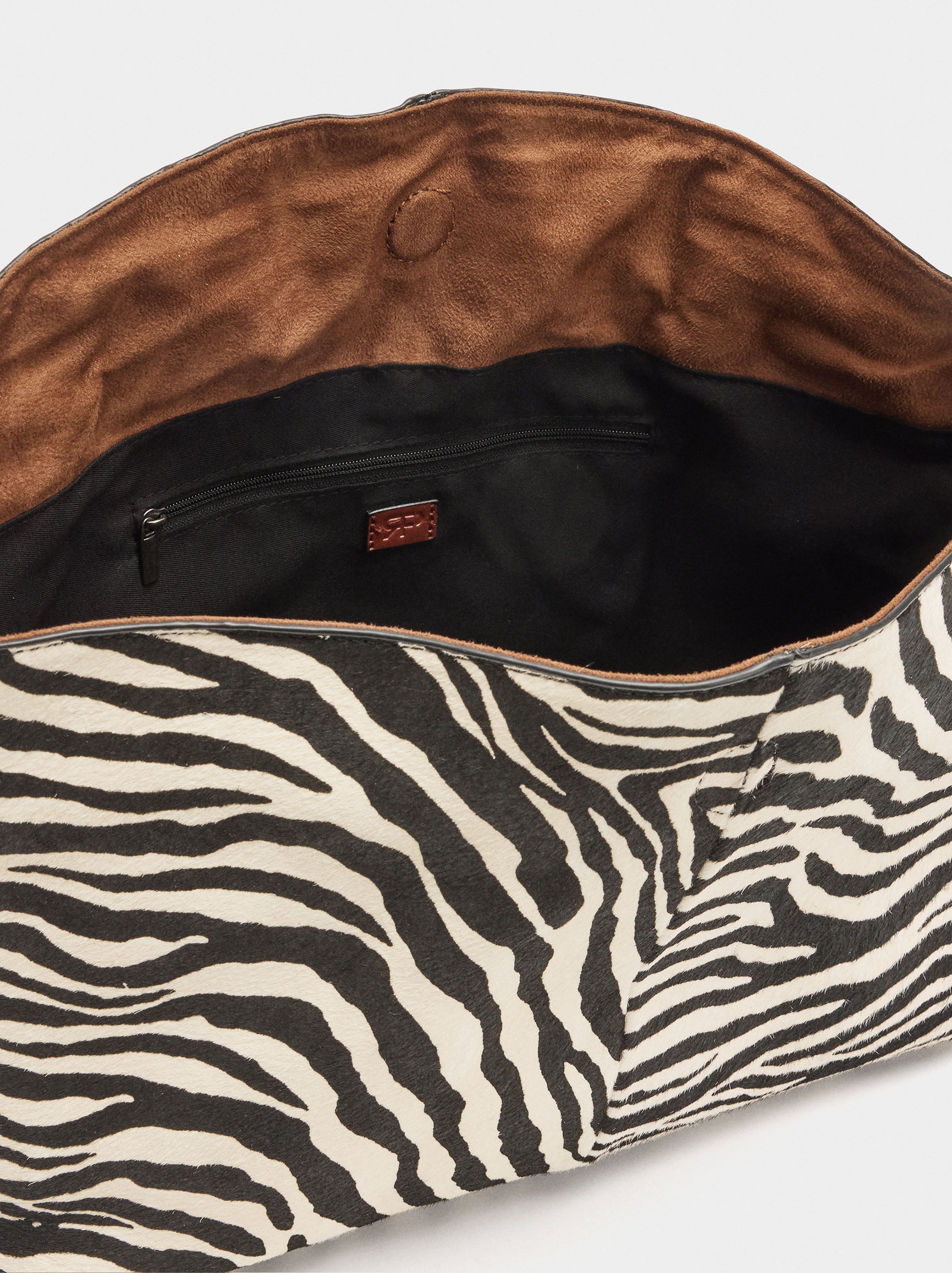 Bolso De Hombro De Piel