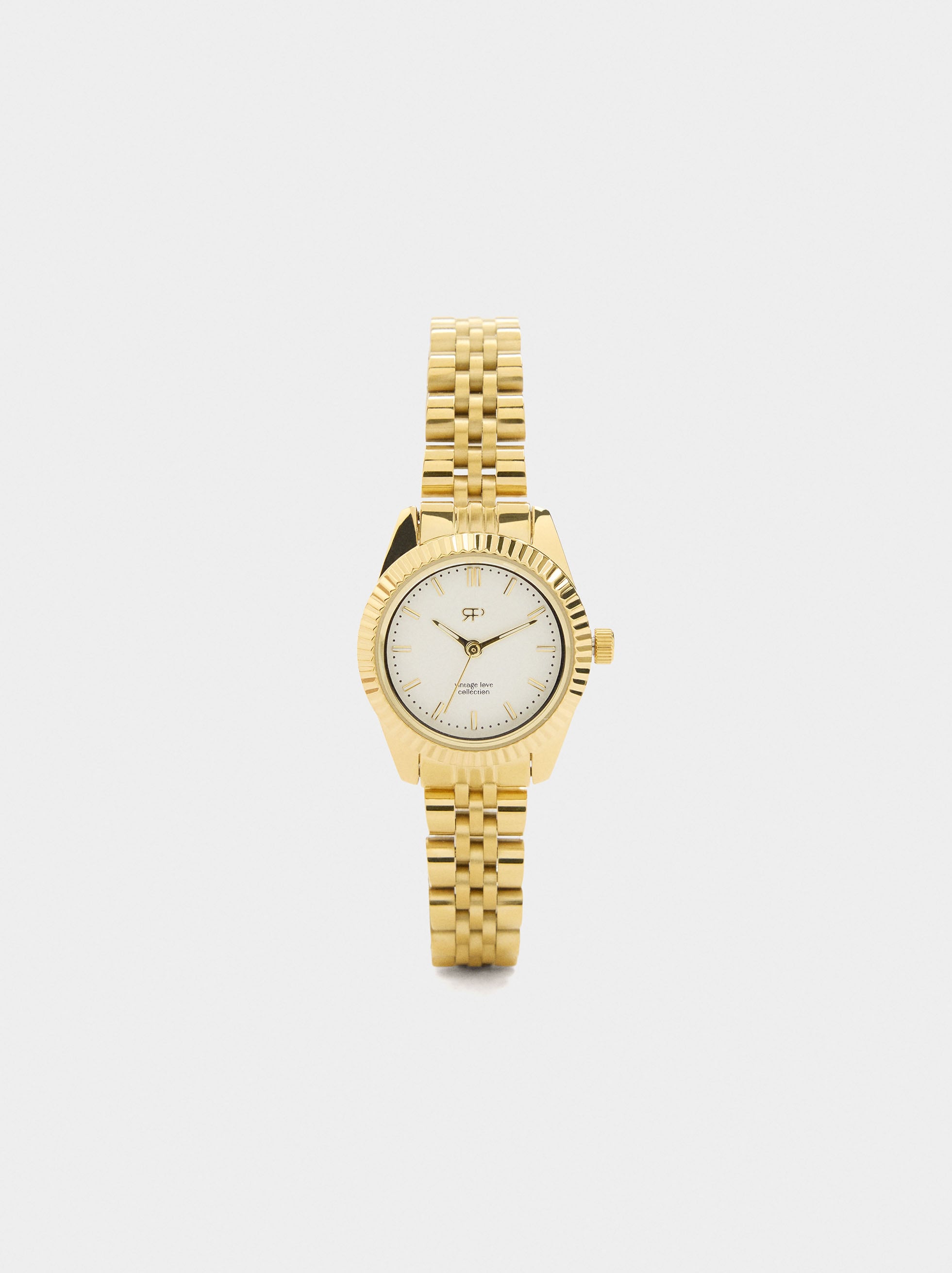 Reloj Con Pulsera De Acero Inoxidable