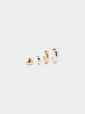 Set De Pendientes Bicolor