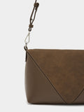 Bolso Bandolera Contraste De Texturas