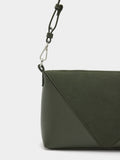 Bolso Bandolera Contraste De Texturas