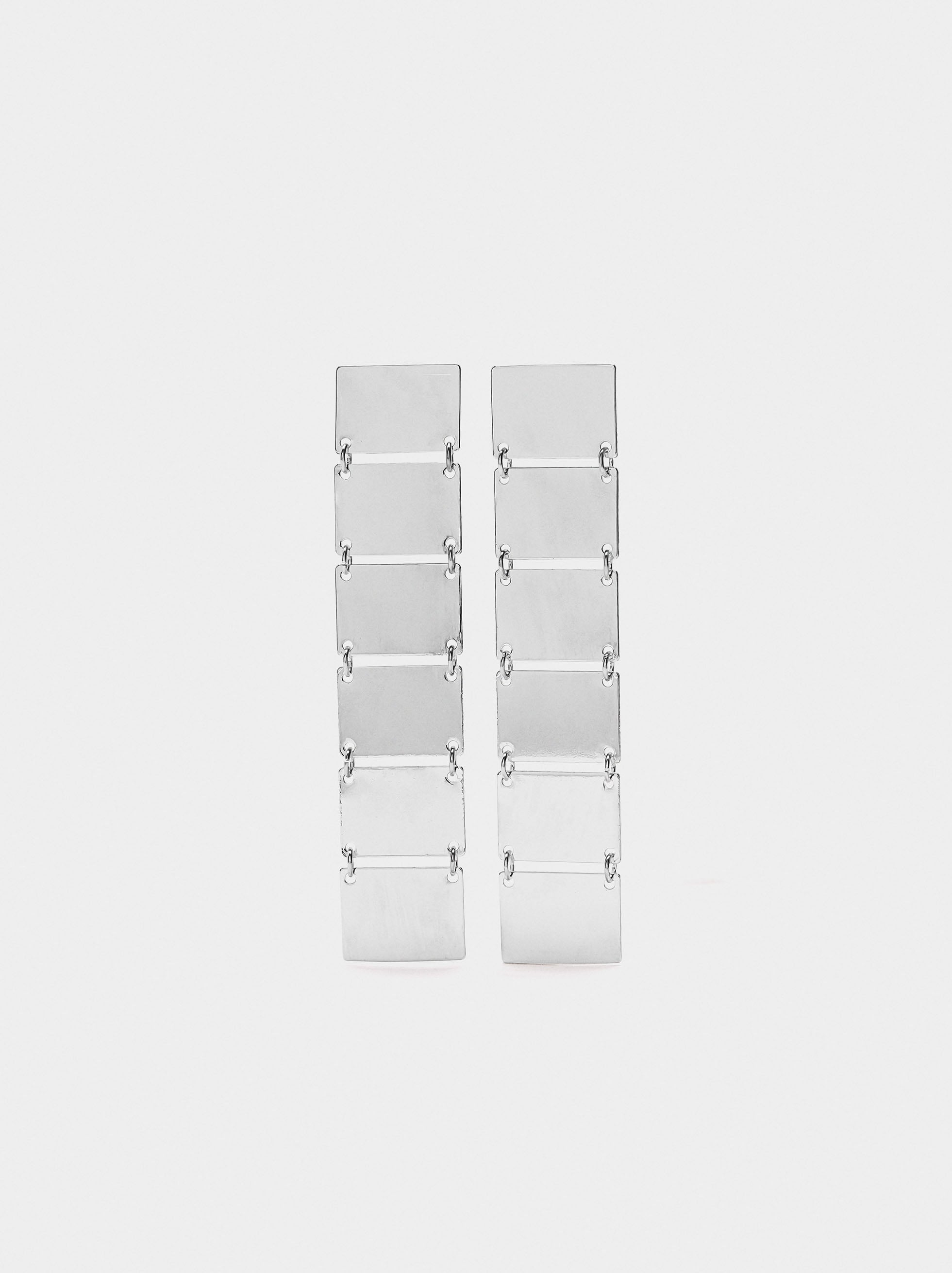Pendientes Largos Rectángulos