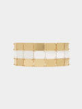 Choker Bicolor Con Rectángulos