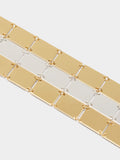 Choker Bicolor Con Rectángulos