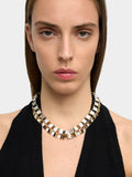 Collar Doble Bicolor Rectángulos