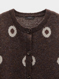 Chaleco Jacquard Con Lunares