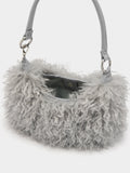 Bolso De Hombro Efecto Pelo