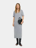 Vestido Midi De Punto Con Tira