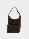 Bolso Bombonera De Ante Bolsa Interior