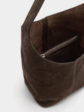 Bolso Bombonera De Ante Bolsa Interior