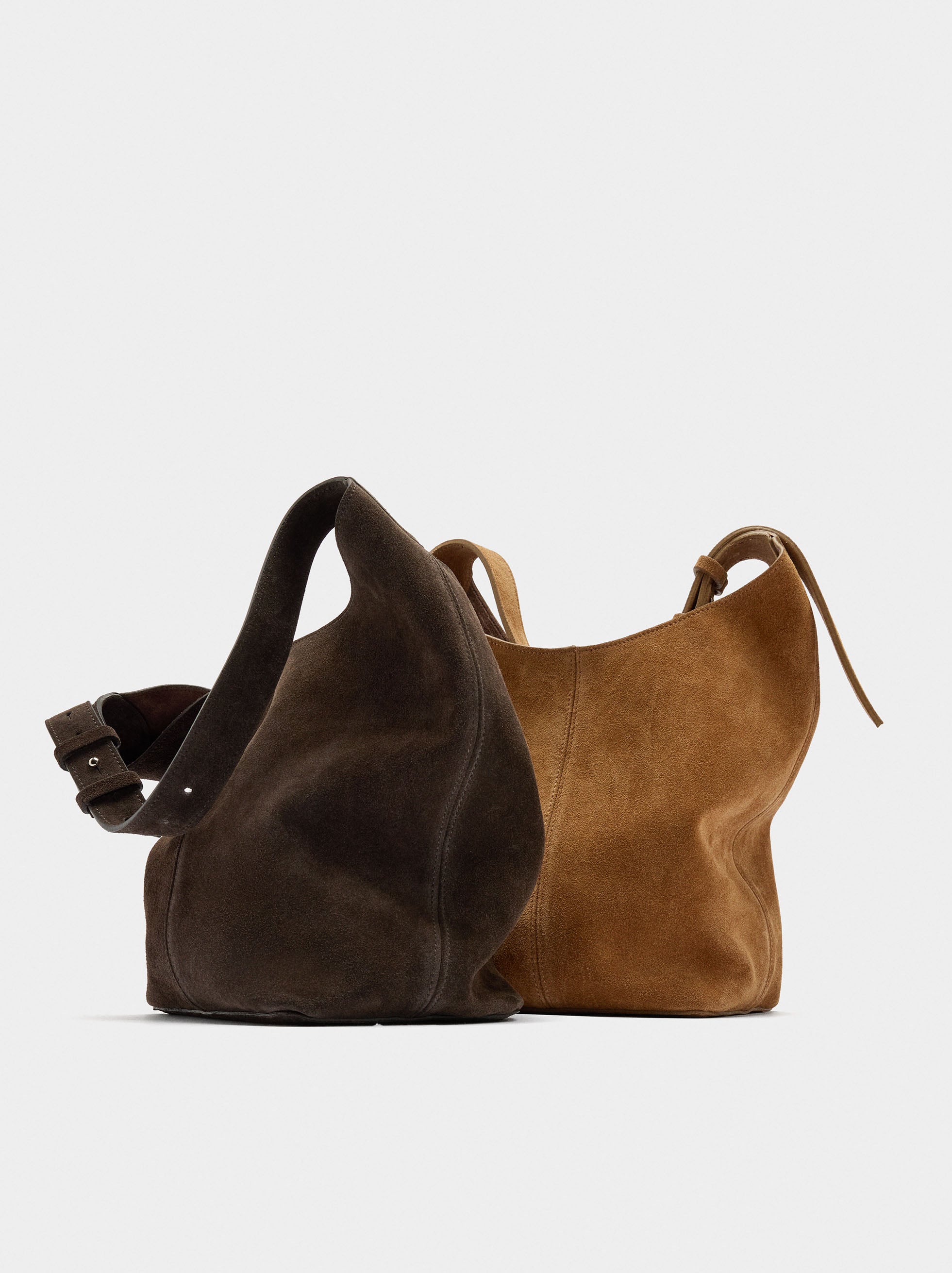 Bolso Bombonera De Ante Bolsa Interior