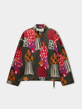 Sudadera Estampada Con Cremallera