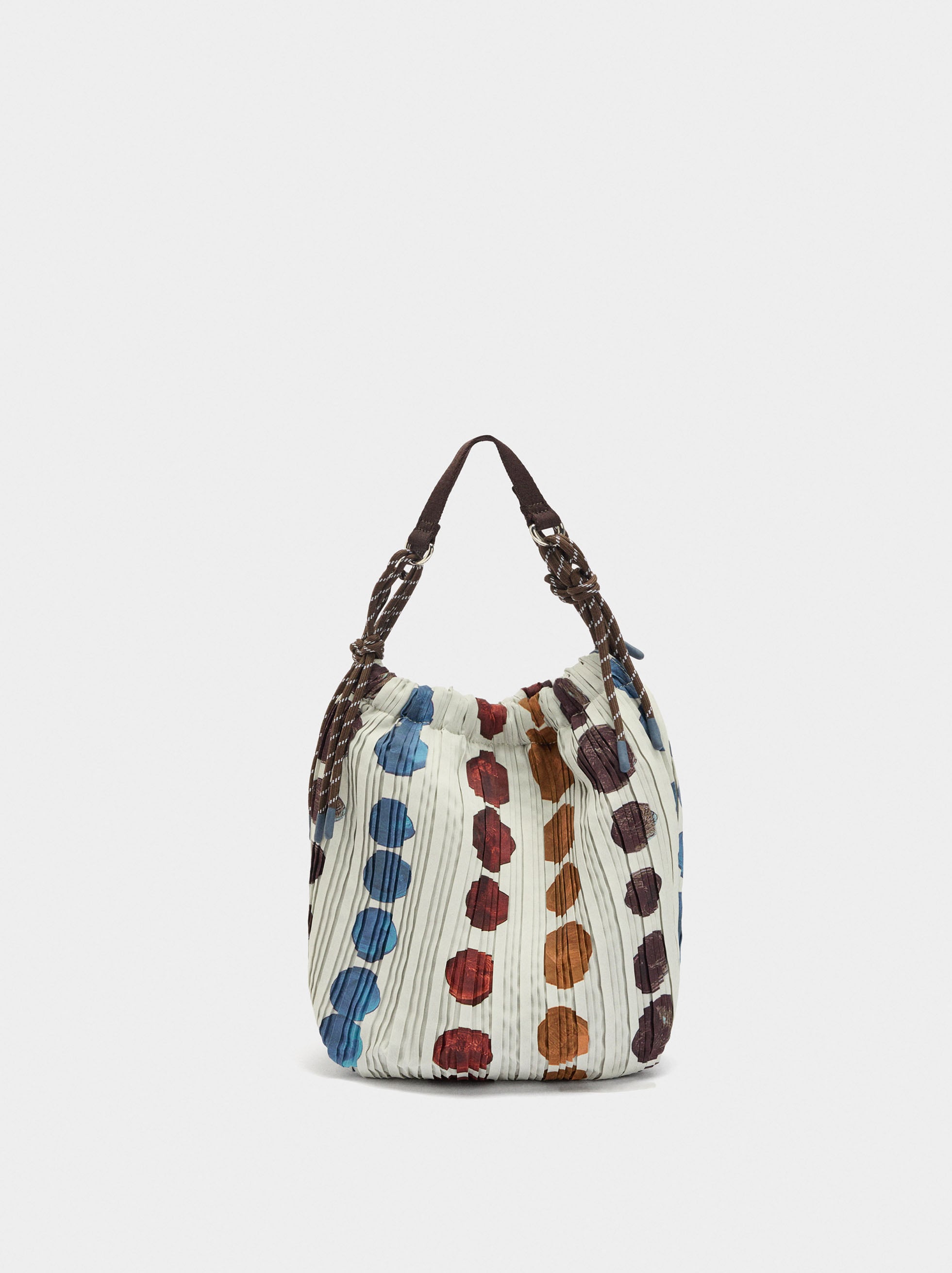 Bolso De Mano Estampado De Nylon
