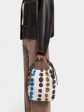 Bolso De Mano Estampado De Nylon