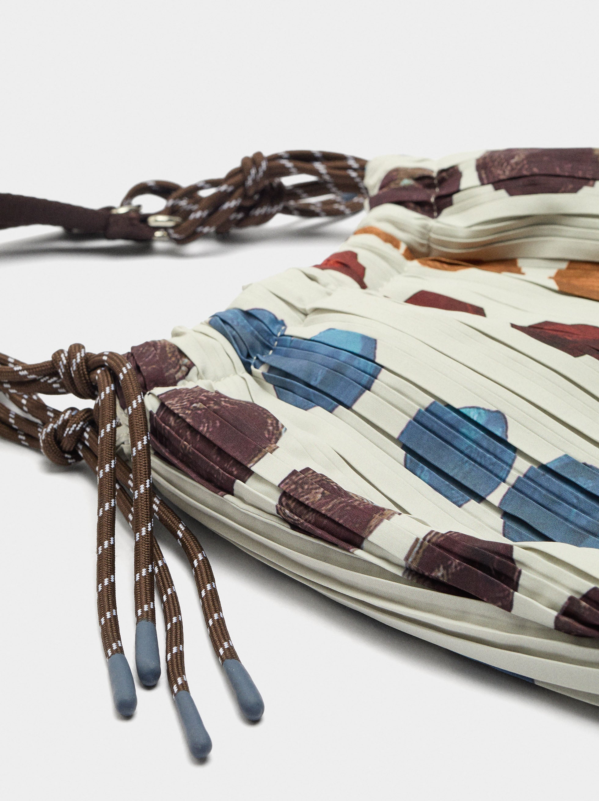 Bolso De Mano Estampado De Nylon