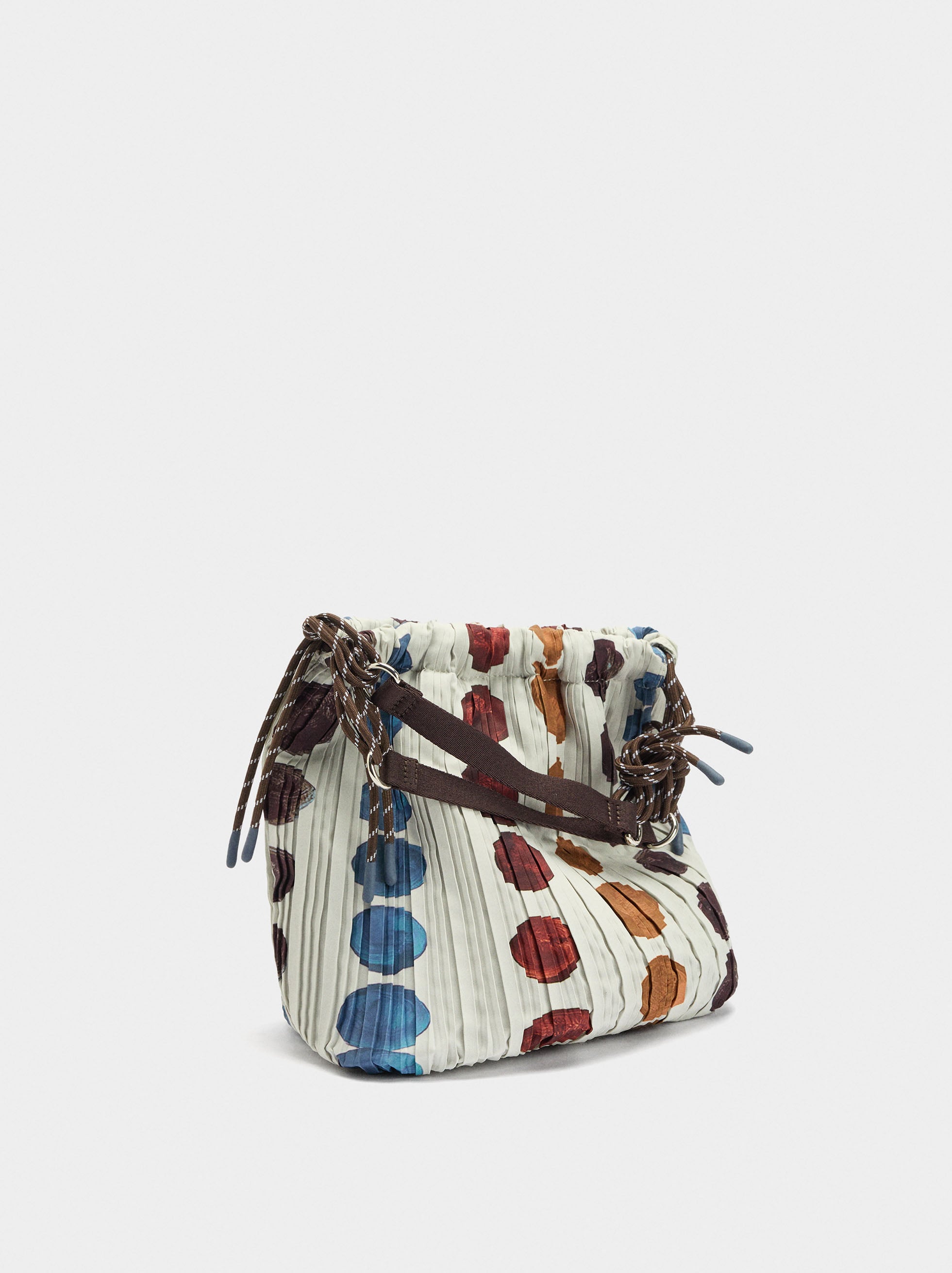 Bolso De Mano Estampado De Nylon