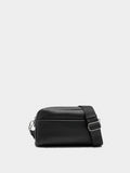 Bolso Bandolera Cierre Doble Y Colgante