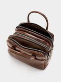 Bolso Bowling Efecto Craquelado