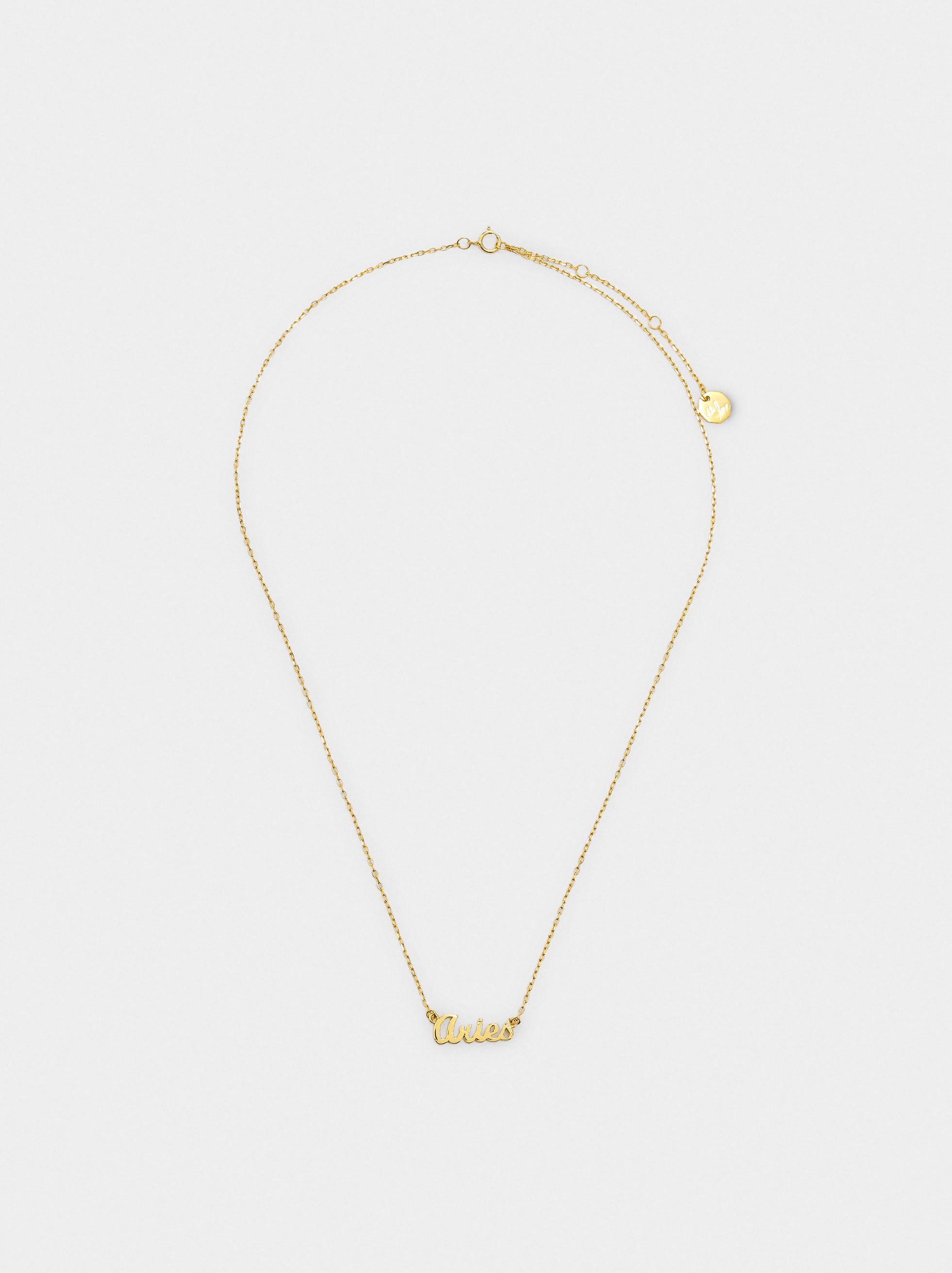 Collar Signo Del Zodíaco Aries - Plata De Ley 925