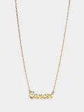 Collar Signo Del Zodíaco Cáncer - Plata De Ley 925