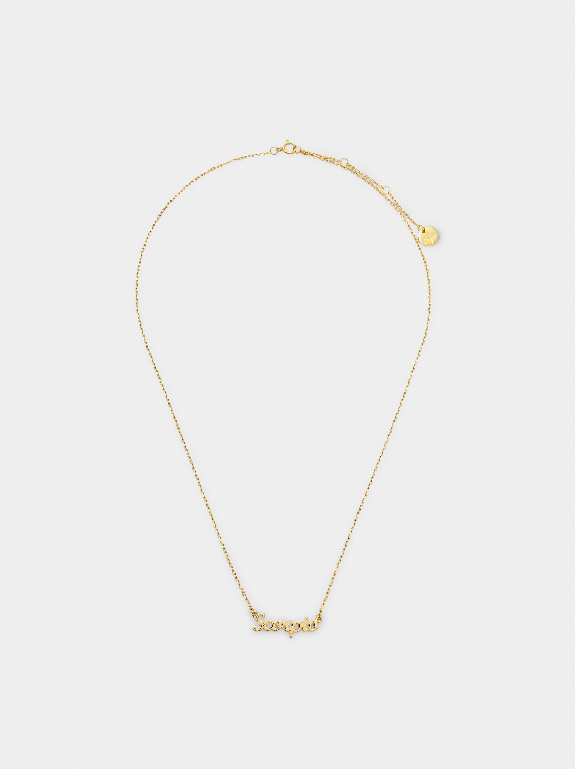 Collar Signo Del Zodíaco Escorpio - Plata De Ley 925