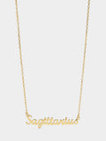 Collar Signo Del Zodíaco Sagitario - Plata De Ley 925
