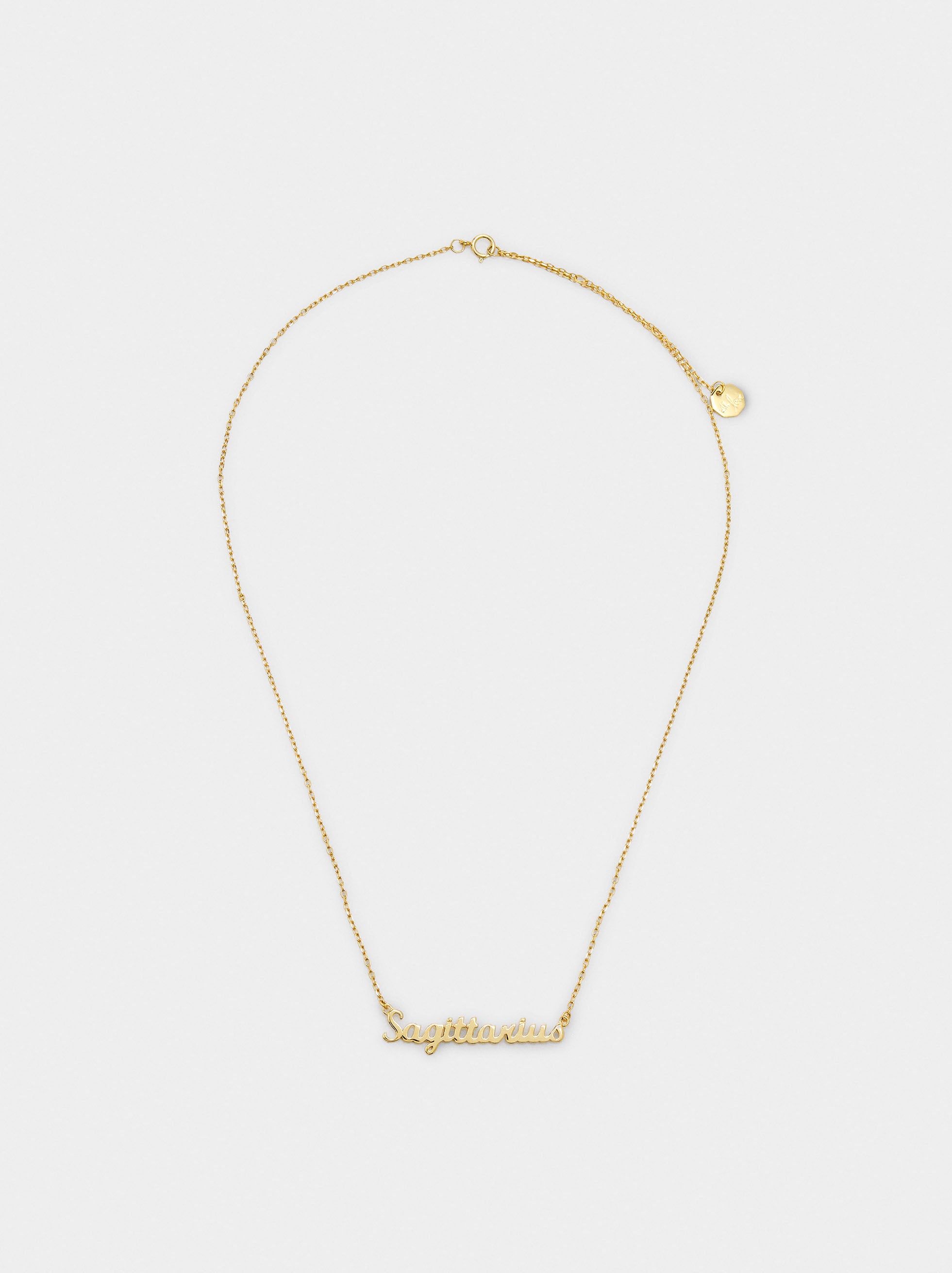 Collar Signo Del Zodíaco Sagitario - Plata De Ley 925