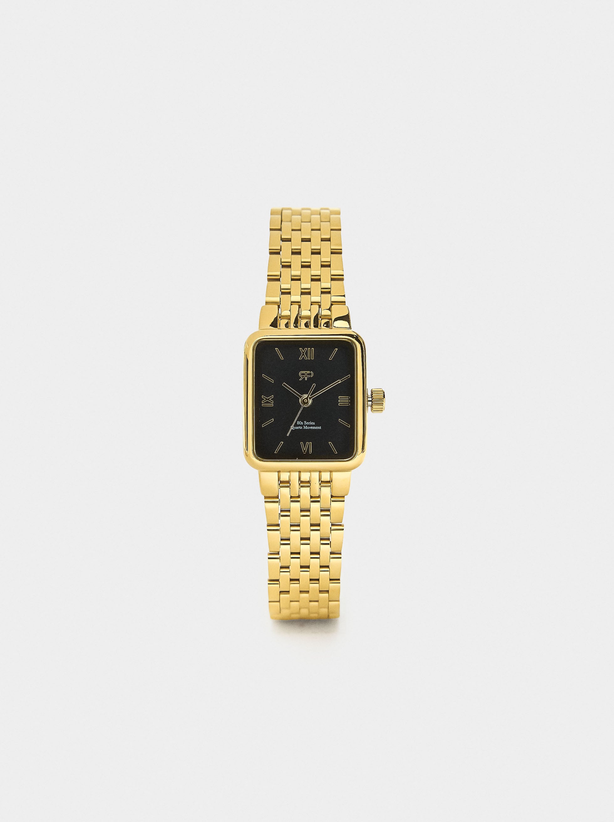Reloj Cuadrado Con Pulsera De Acero Inoxidable